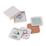 Square Cork Backed Coasters , Beverage Gear