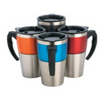 Coloured Travel Mugs , Car Promotion Gear