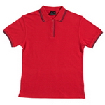 Contrast Polo , Ladies Polo Shirts, Clothing