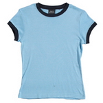 Ladies Ringer T-Shirt , Clothing
