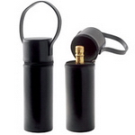 Cylinder Leather Wine Case , Beverage Gear